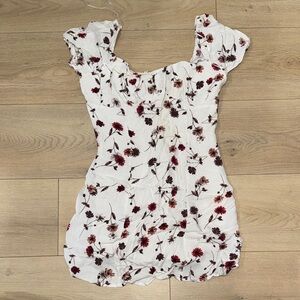 Floral Puff Sleeve Dress